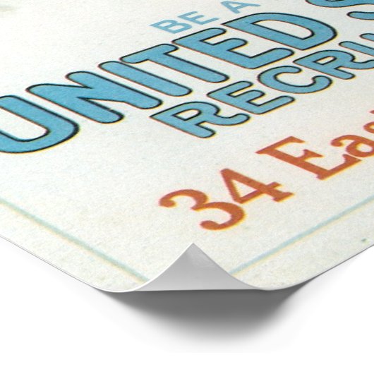 Ich würde der Marine beitreten Poster (Ecke)