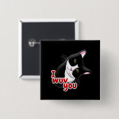 Ich würde dich Cat haben lassen Button (Vorne & Hinten)