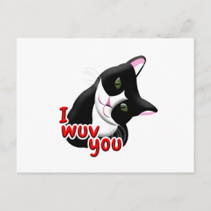 Ich würde dich Cat haben lassen Postkarte