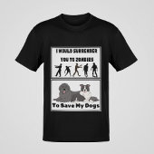"Ich würde dich den Zombies-Lustigen Sprüchen über T-Shirt