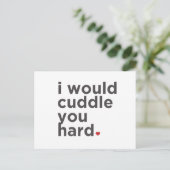Ich würde dich hart knupfen postkarte (Stehend Vorderseite)