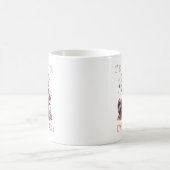„Ich würde dich über Müll wählen“ Süßer Waschbär-V Kaffeetasse (Mittel)