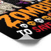 Ich würde dich vor Zombies Chihuahua Eigene dränge Poster (Ecke)