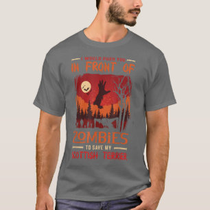 Ich würde dich vor Zombies schieben, um mein Sc zu T-Shirt