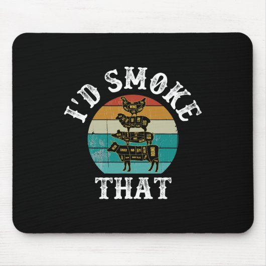 Ich würde die 1 rauchen mousepad (Vorne)