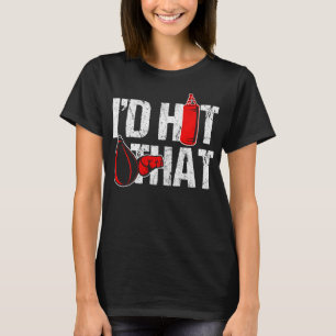 Ich würde die Boxpunching Bag Funny Sports Box tre T-Shirt