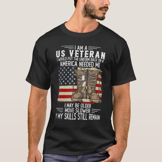 Ich würde die Uniform zurücklegen, wenn mich Ameri T-Shirt (Vorderseite)
