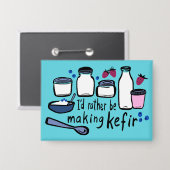 ICH WÜRDE DIE ZENTRALE Fun Fermentation ANSTALTEN Button (Vorderseite/Rückseite)