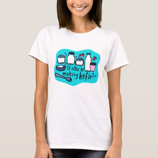 ICH WÜRDE DIE ZENTRALE Fun Fermentation ANSTALTEN T-Shirt (Vorderseite)