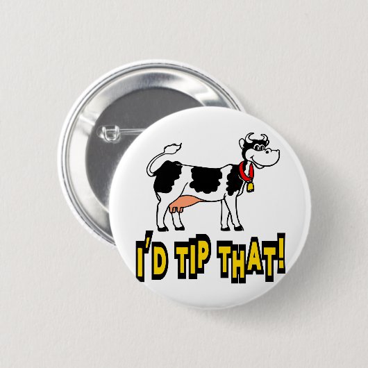 Ich würde diese Kuh spitzen Button (Vorne & Hinten)