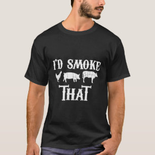 Ich würde diese lustige Grillen rauchen, die Pater T-Shirt
