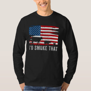 Ich würde diesen Barbecue rauchen T-Shirt