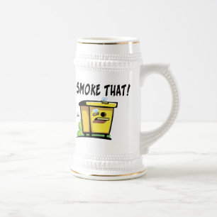Ich würde diesen Bienenstock rauchen Bierglas