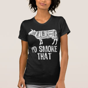 Ich würde diesen Kuh BBQ-Räucher-Grill Barbecue T-Shirt
