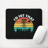 Ich würde diesen lustigen Disc-Golf-Frisbee Disc-G Mousepad (Mit Mouse)