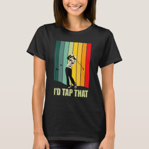 Ich würde diesen lustigen Vintage-Golf anstupsen T-Shirt