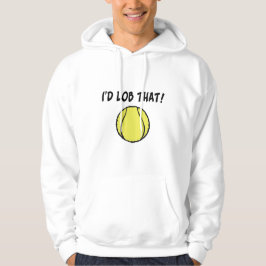 Ich würde diesen Tennisball spielen lassen Hoodie