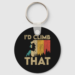 Ich würde diesen Vintage Bouldering Felsen erklimm Schlüsselanhänger