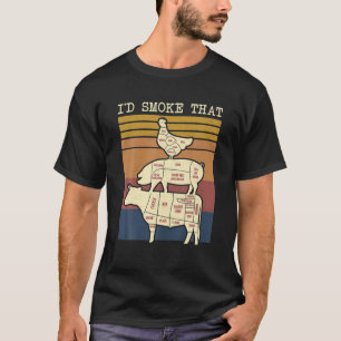 Ich würde diesen Vintage rauchen T-Shirt
