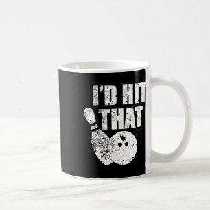 Ich würde dieses lustige Bowling-Zitat für Bowler  Kaffeetasse