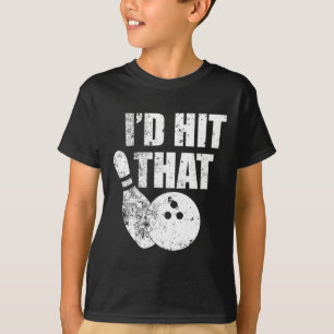 Ich würde dieses lustige Bowling-Zitat für Bowler T-Shirt