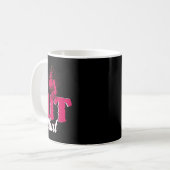 Ich würde dieses lustige Boxgeschenk für Kickbox-F Kaffeetasse (Vorderseite Links)