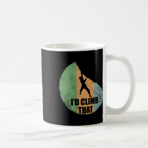 Ich würde dieses lustige Kletterdesign für Kletter Kaffeetasse