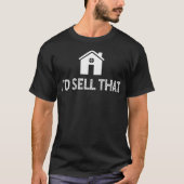 Ich würde dieses lustige Realtor Shirt Real Anwese (Vorderseite)