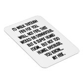 Ich würde dir das Feuer reichen Magnet (Rechte Seite)