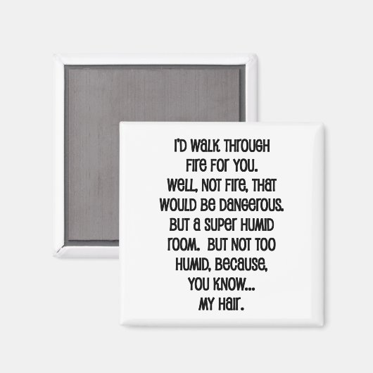 Ich würde dir das Feuer reichen Magnet (Vorderseite/Rückseite)