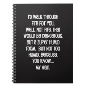 Ich würde dir das Feuer reichen Notizblock (Vorderseite)