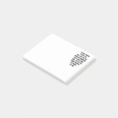 Ich würde dir das Feuer reichen Post-it Klebezettel (angewinkelt)