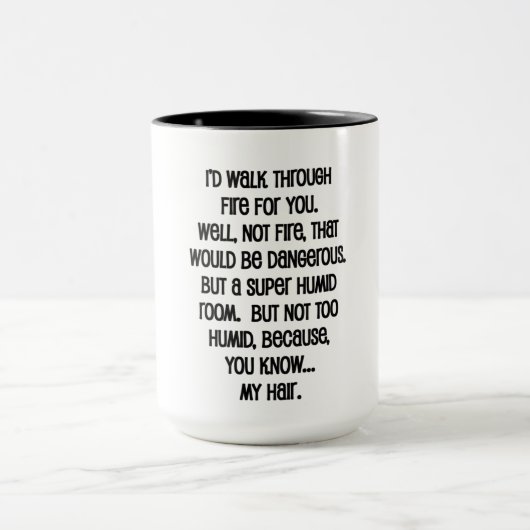Ich würde dir das Feuer reichen Tasse (Zentrum)