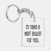 Ich würde dir eine Kugel nehmen Schlüsselanhänger (Vorderseite links)