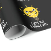 Ich würde dir einen ganzen Watt Strom geben, dunkl Geschenkpapier (Rolleneckpunkt)