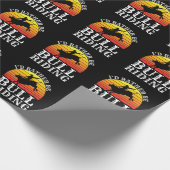 Ich würde eher als Bull-Reiter auf Rodeo fahren Geschenkpapier (Ecke)