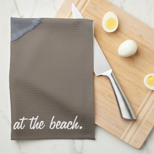 Ich würde eher am Strand sein Handtuch (Viertel Falte)