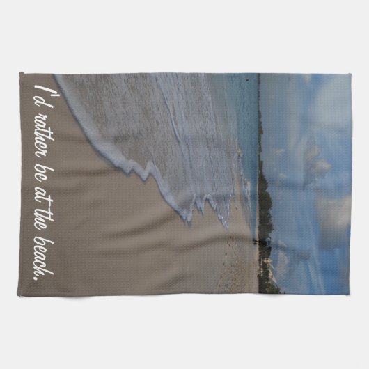 Ich würde eher am Strand sein Handtuch (Horizontal)