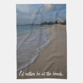 Ich würde eher am Strand sein Handtuch (Vertikal)