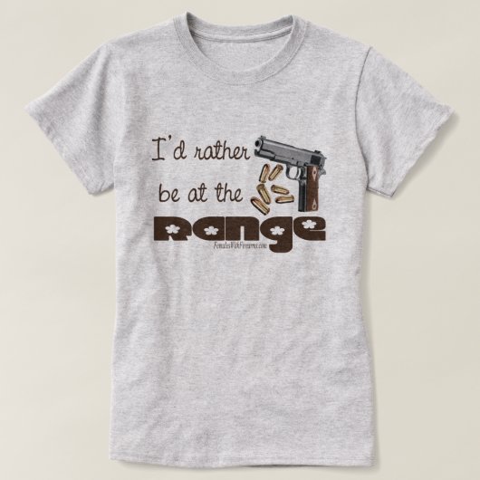 Ich würde eher an der Strecke - 2. Änderungs-Shirt T-Shirt (Design vorne)