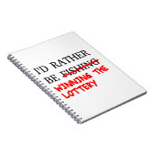 Ich würde eher angeln... Der Lotteriegewinn Notizblock (Rechte Seite)