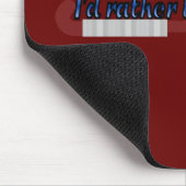 Ich würde eher auf dem Feld (Hockey) Mousepad sein (Ecke)