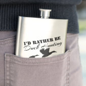 Ich würde eher auf Entenjagd gehen Flachmann (Beispiel)