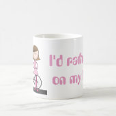 Ich würde eher auf meinem Fahrrad sein! Kaffeetasse (Mittel)
