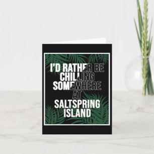 Ich würde eher auf Saltspring Island in Kanada küh Karte