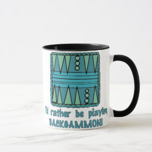 Ich würde eher Backgammon-Tasse und Steine spiele Tasse