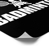 Ich würde eher Badminton spielen Poster (Ecke)