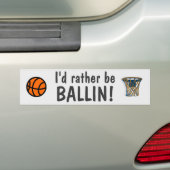 Ich würde eher ballin sein! autoaufkleber (Auf Auto)