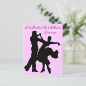 Ich würde eher Ballsaal tanzen Postkarte (Stehend Vorderseite)