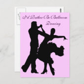 Ich würde eher Ballsaal tanzen Postkarte (Vorne/Hinten)